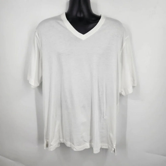 Left Coast Tee Men's Cotton Short Sleeve‎ Crew Neck Tee in White Size XXL - Picture 1 of 10